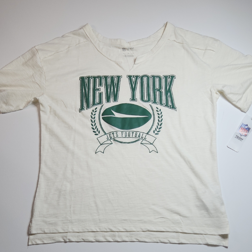 NFL Team Apparel New York Jets Women’s T-Shirt Size Large NWT